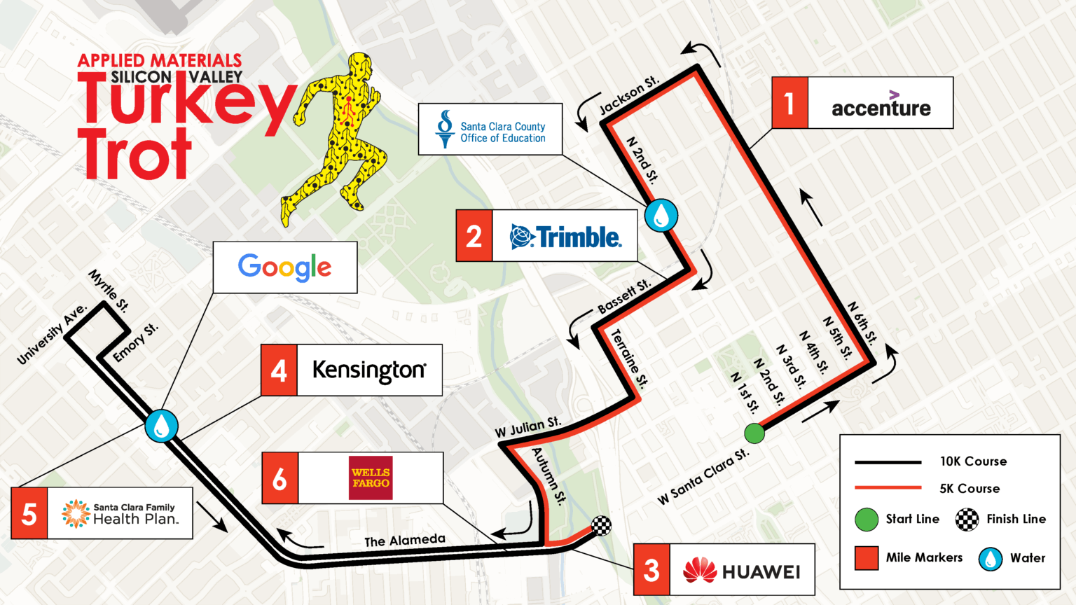 Course Map Turkey Trot