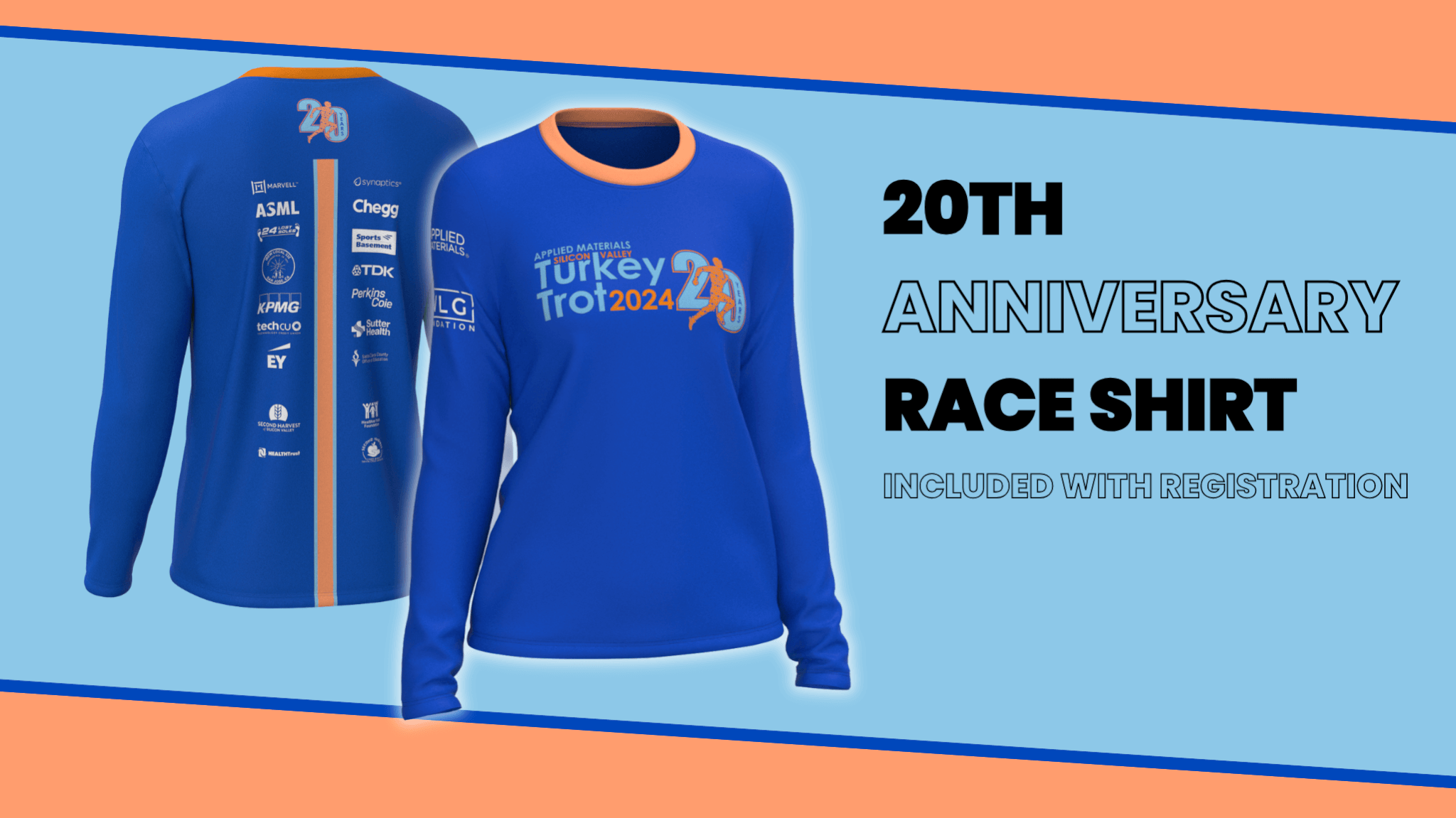 20th Anniversary Race Shirt Included With Registration