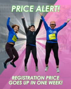 Price Alert! Registration price goes up in one week
